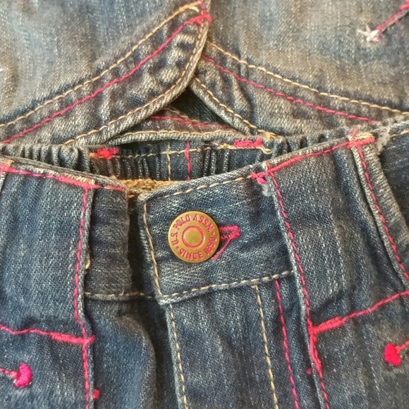 Toddler Girls US Polo Assn Denim Set 2T - Picture 5 of 6